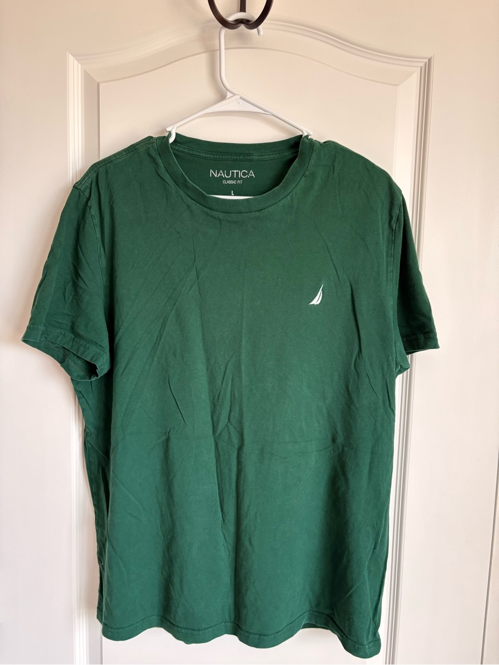 Nautica Forest Green Short Sleeve Crew Neck Tee